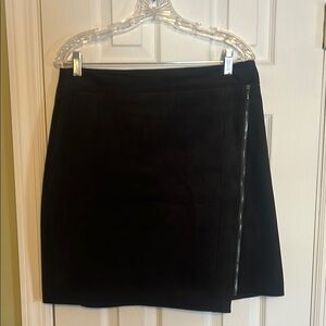 White House Black Market Black Mini Skirt with Zipper